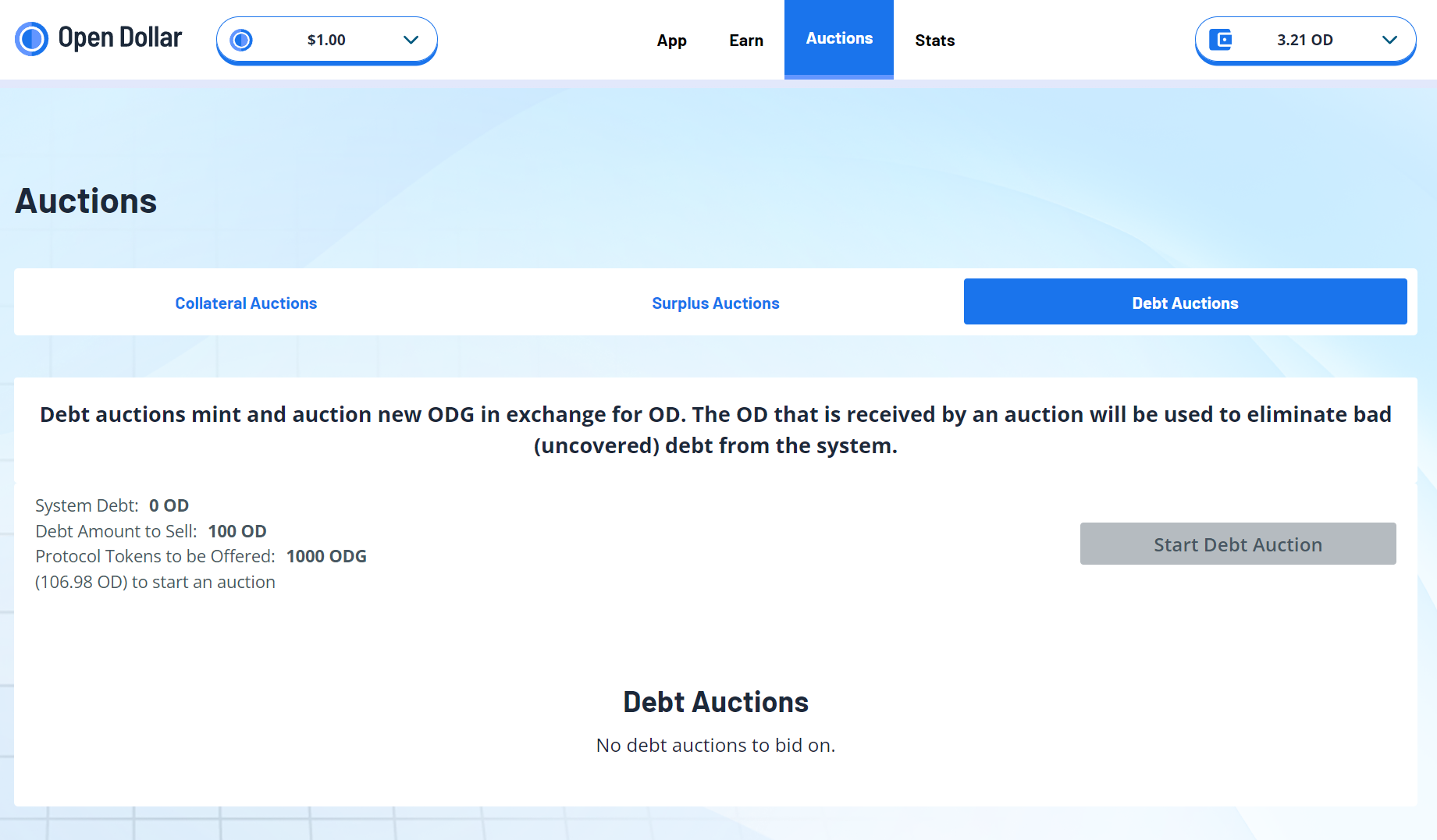 Debt Auction